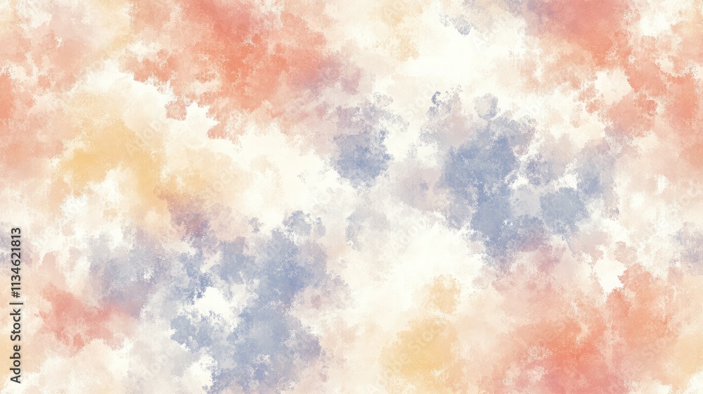 Aufkleber abstract watercolor texture with soft pastel colors and gentle brush strokes, creating a dreamy back