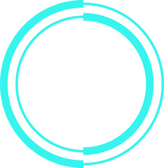 Circle Frame Futuristic