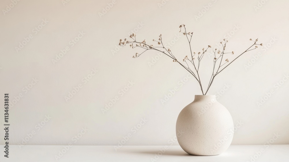 Poster a minimalist white background with subtle textures and ample copy space, ideal for showcasing produc