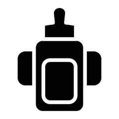 Baby Bottle Drink Glyph Icon