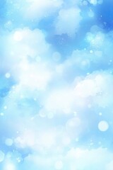Naklejka premium Abstract Blue Sky Watercolor Background Design