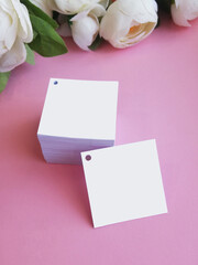 business card mockup, tag mockup, tag template