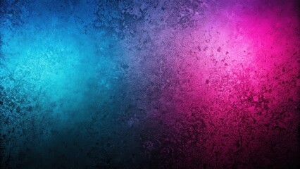 Obraz premium Noisy gradient background featuring gritty black, blue, and pink liquid, noisy, gritty, black, blue, pink, liquid