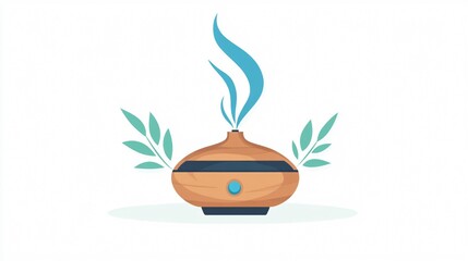 Essential Oil Diffuser Icon Vector Isolated on White Background