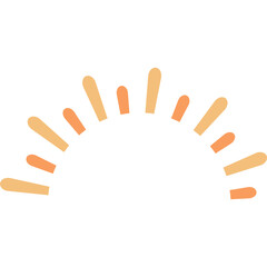 Colorful Fireworks Burst. Vector Icon