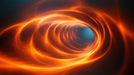 Glowing Cosmic Vortex   Abstract Radiant Orbs in Dynamic Motion