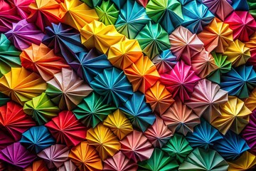 Aerial View of Heavily Creased and Folded Paper Texture Overlay on a Subtle Background for Creative Design and Art Projects