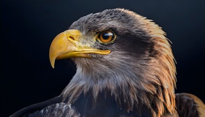 Obraz premium Eagle Intense Gaze. Close-up of an eagle