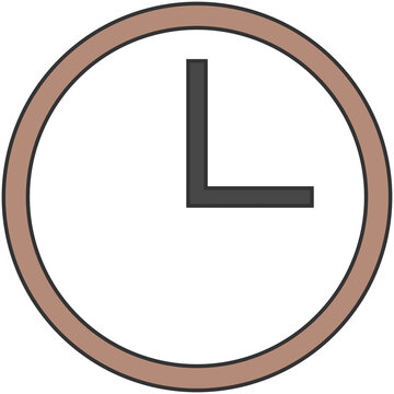 recommend clip art: light brown clock transparent