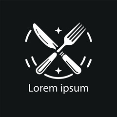 restaurant logo type vector