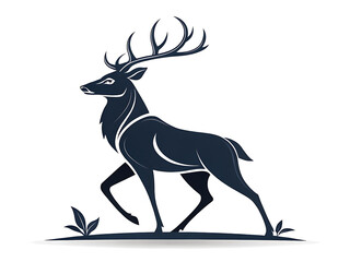 Obraz premium silhouette of deer