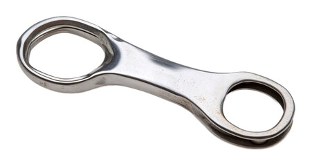 Stainless steel Nail clippers isolated on white background
