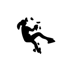 climbing wall silhouette