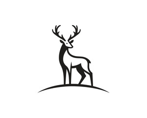 deer silhouette vector