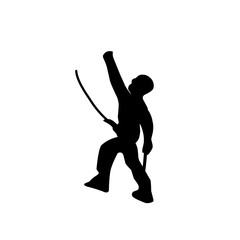 Rock Climbing Illustration