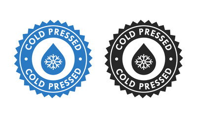 Clod pressed badge logo design template illustration