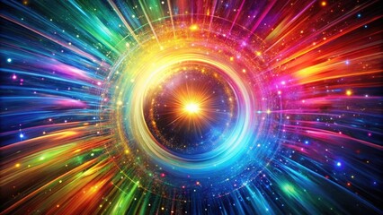Obraz premium Cosmic Swirl A Symphony of Color and Light, Where Stardust Dances Through an Ethereal Vortex