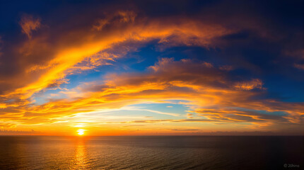 Obraz premium Golden Hour at Laem Promthep