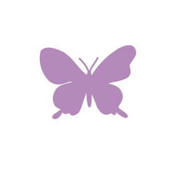 Cute colorful butterfly icon