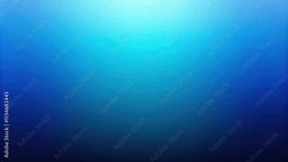 Poster abstract blue and light blue gradient background with a smooth transition from dark to light
