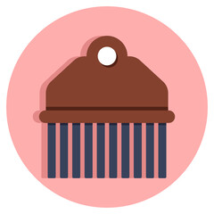 Premium download icon of detangling comb