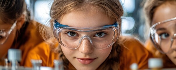 Explore the world of chemistry with these bright students engaging in hands-on experiments within a digital lab Observe the process of tutoring fostering a deeper understanding of scientific concepts