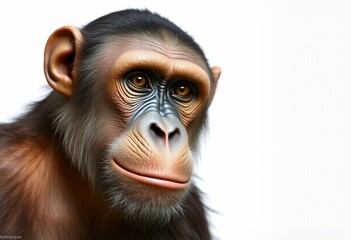apes on a white background. 
