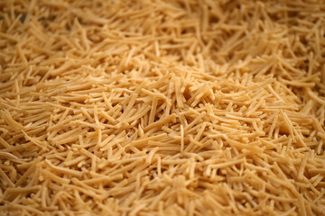 hand cut noodles, noodles cut thinly with a knife, noodles in Turkish culture,