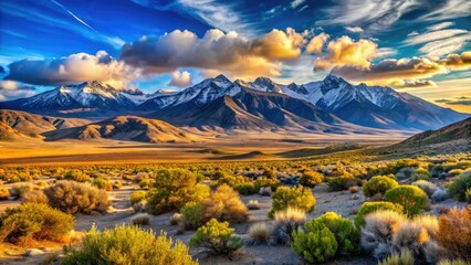 Nevada's wild heart awaits! Explore breathtaking panoramas, rugged mountains, and boundless adventure.  Silver State serenity.