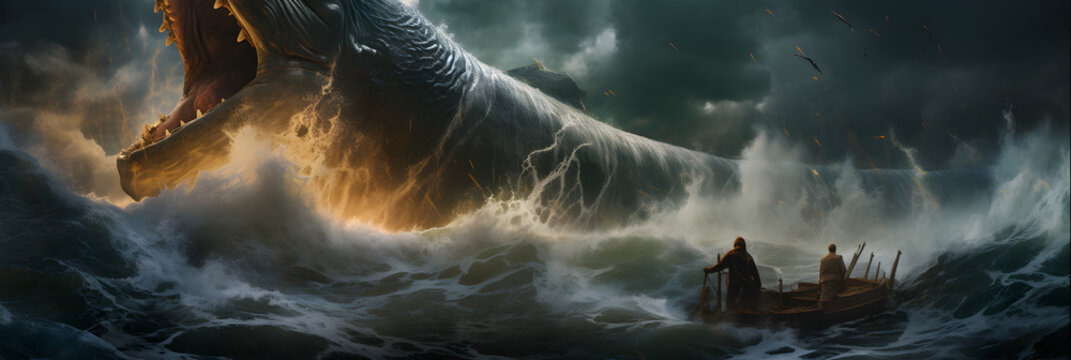 Ahab's Obsession: The Fierce and Epic Battle with the Mighty Whale