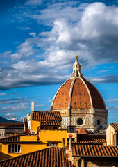 Roofs-Santa Maria Del Fiore-Florence-Italy