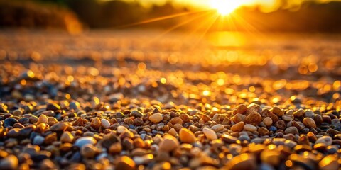 July 20th Gravel Background: Empty, Textured, Summer Solstice,  Medium Shot Photography