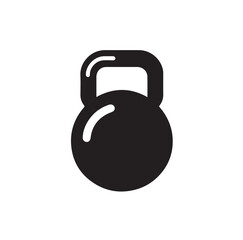 kettlebell silhouette vector illustration