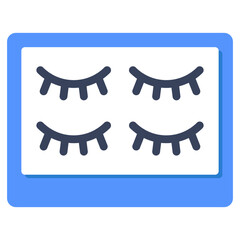Modern design icon of eyelashes