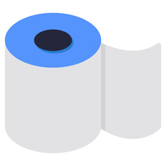 A perfect design icon of tissue roll