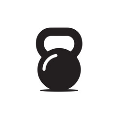kettlebell silhouette vector illustration
