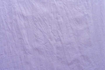 Soft Lavender Fabric Texture Wrinkled Linen Cloth Background