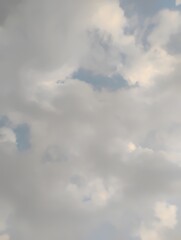 blue sky with clouds