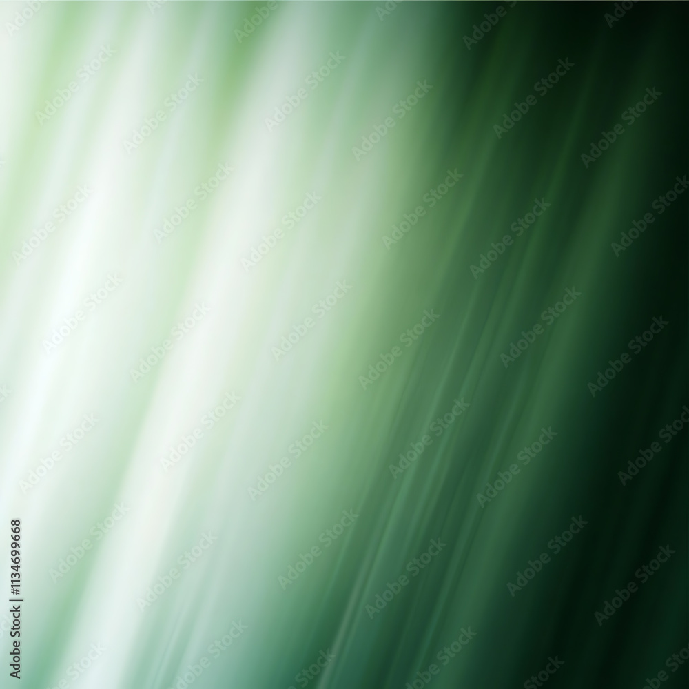 Poster a soft gradient of green hues creating a tranquil and serene background effect.