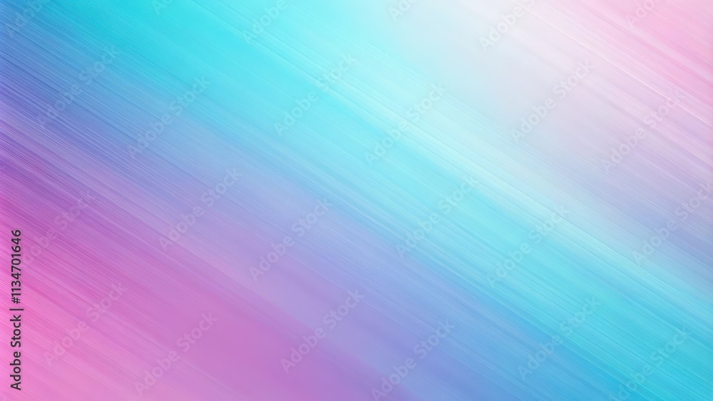 Poster abstract gradient background with diagonal lines in pink and blue hues