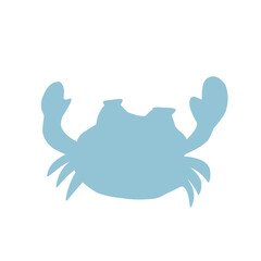 Seafood silhouettes flat icon