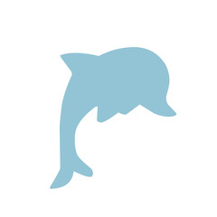 Seafood silhouettes flat icon