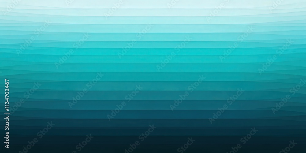 Aufkleber a gradient of turquoise and blue hues, blending from light to dark, creates a visually appealing and