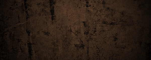 Grunge texture effect. Distressed overlay rough textured on dark space. Grainy brown background. Graphic design element concrete wall style concept for web banner, flyer, poster, brochure, cover, etc