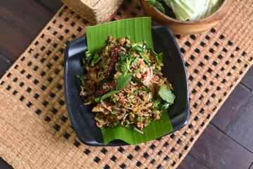 Lao food and Thai food for menu 