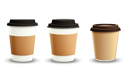Coffee Cup For Mockup, Generative AI