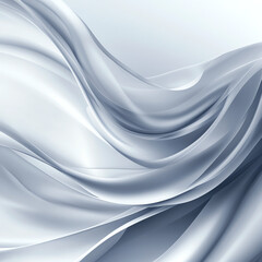 Obraz premium Elegant flowing fabric texture in soft neutral tones for a soothing aesthetic design.