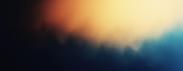 Warm Cool Gradient Abstract Background with Grainy Texture for Digital Art and Design