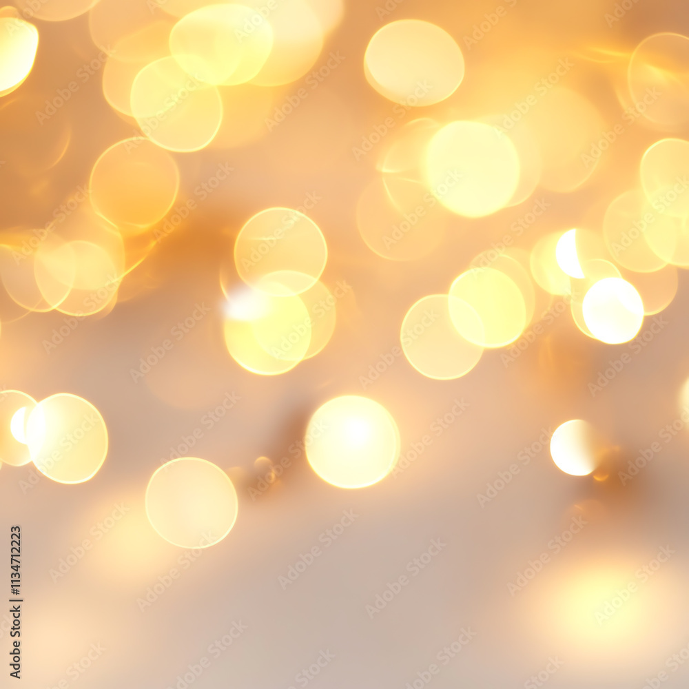Poster soft golden bokeh effect creates a warm and inviting atmosphere.