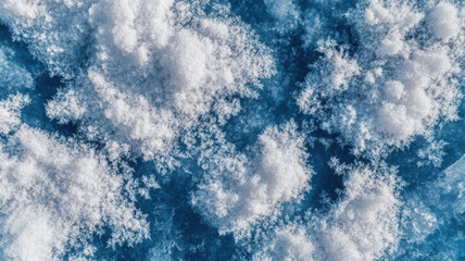Obraz premium Winter Snowflake Texture